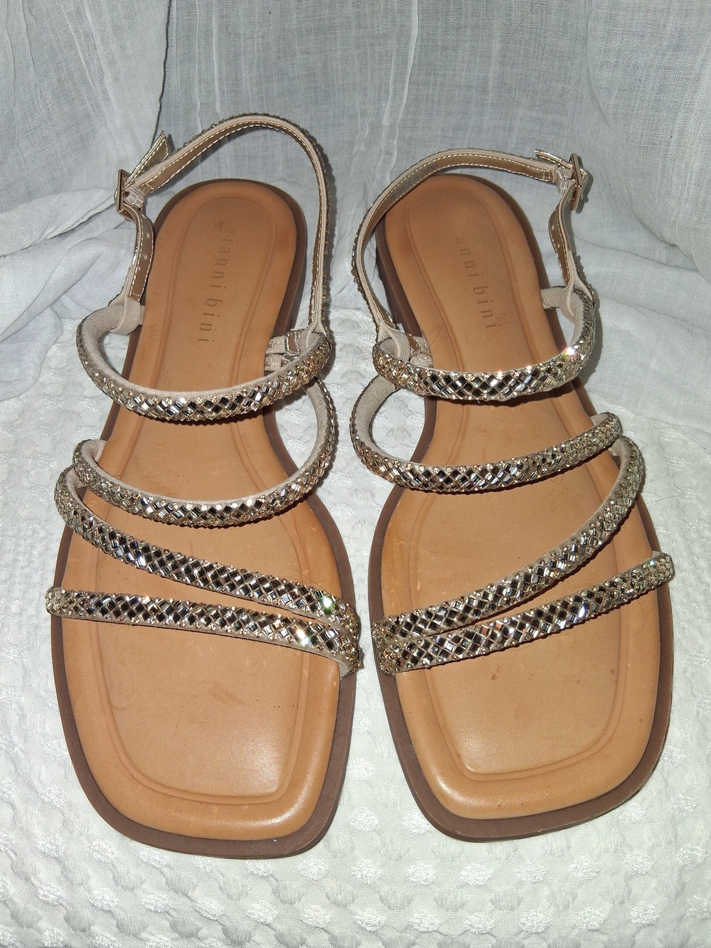 Gianni Bini Rhinedtone Strappy Women's Sandals